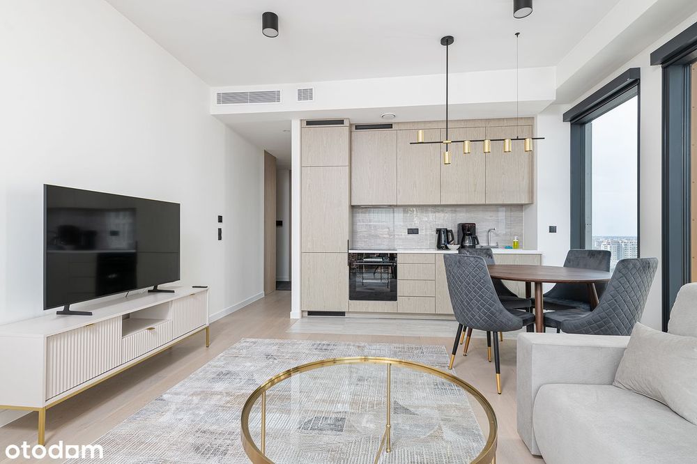 Narożne 2 pokoje I 21 piętro I 42,9m2 I Garaż I Towarowa Towers
