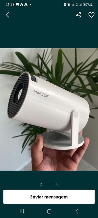 Vendo projetor magcubic novo na caixa