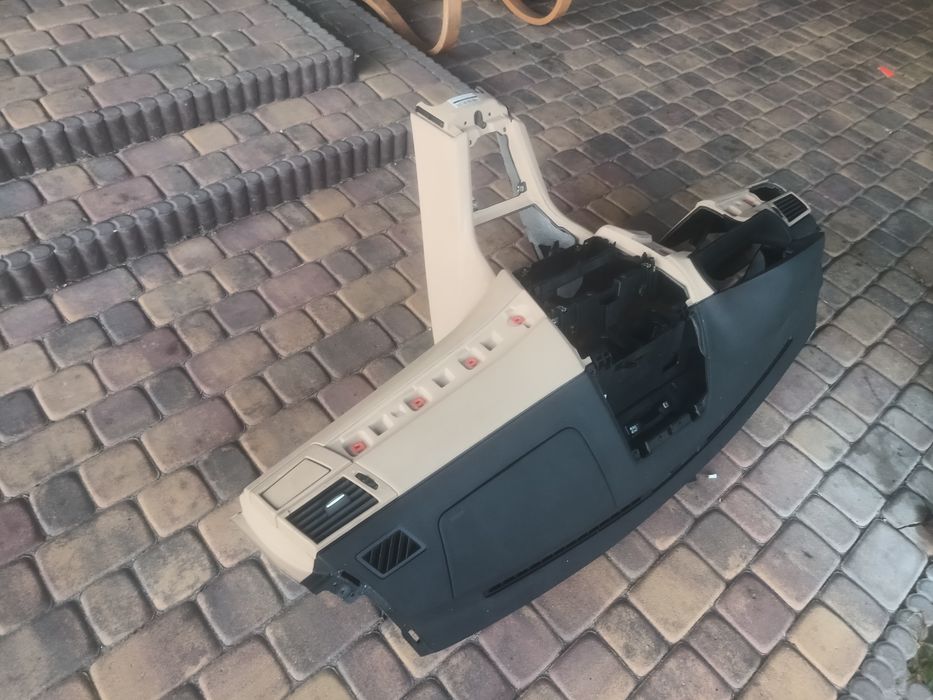 BMW X3 E83 lift lci deska konsola kokpit beżowa