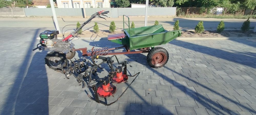 Мотоблок Weima Вейма + прицеп + роторна мотокоса 1100-6