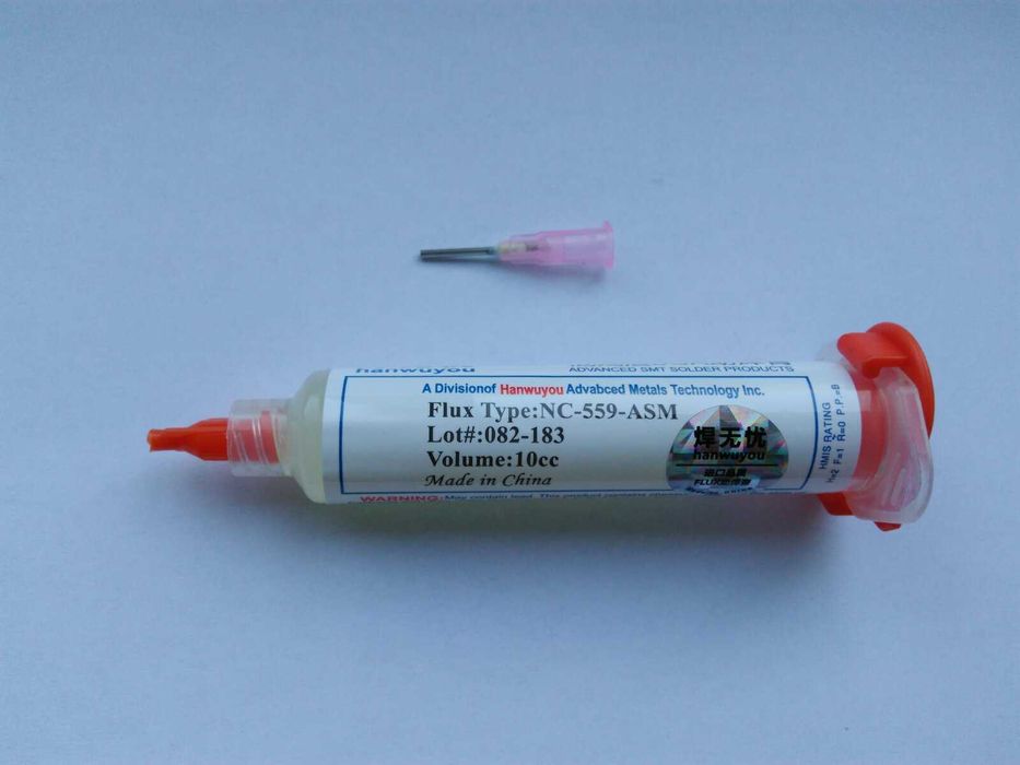 Флюс Amtech NC-559-ASM в шприці (10 мл) + голка