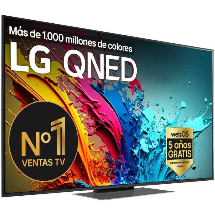 LG 55" QNED UltraHD 4K HDR10 Pro 120Hz WebOS24 AI ThinQ (55QNED87T6B)
