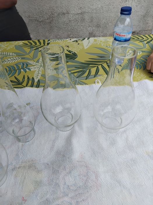 Abajurs em vidro vintage