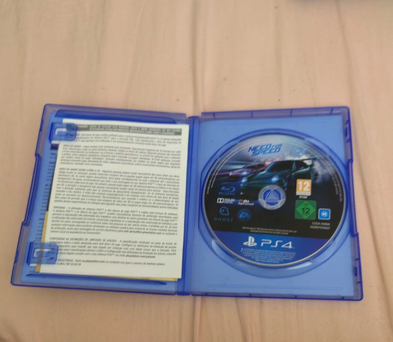 Jogo need for speed de ps4