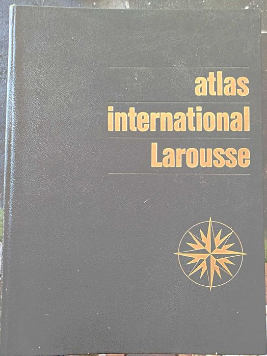 Livros.Atlas internacional Larousse político económico-FR-ENG-ESP-1965