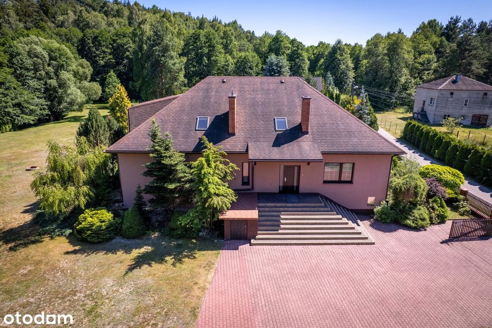 Nowoczesna oaza spokoju / 314 m2 / działka 5500 m2 / własny staw