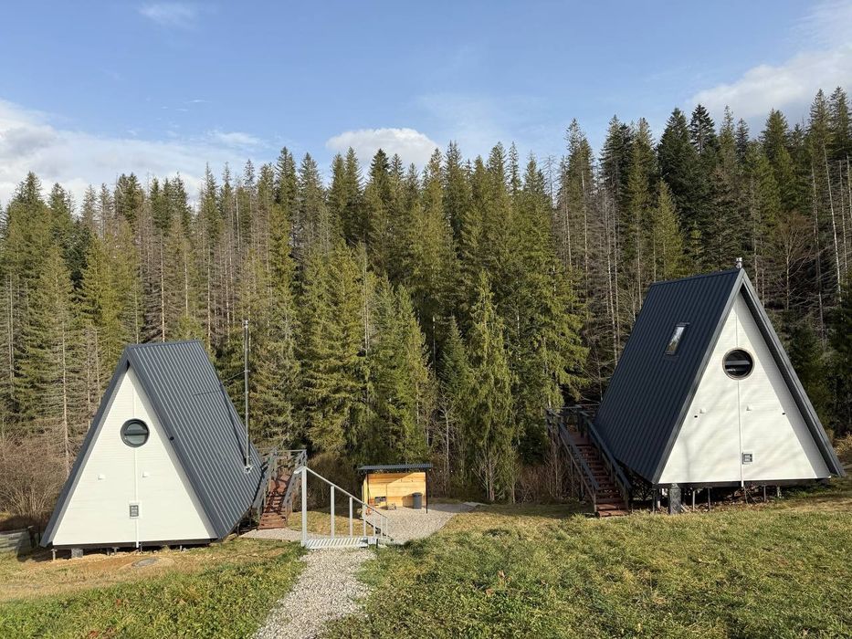Оренда будинків A-frame в Карпатах- "Лісовий Трикутник", Чан,Микуличин