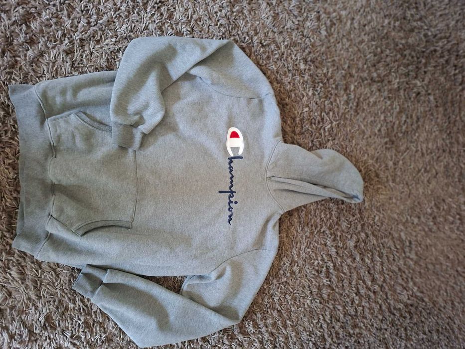 Bluza Champion szara z kapturem