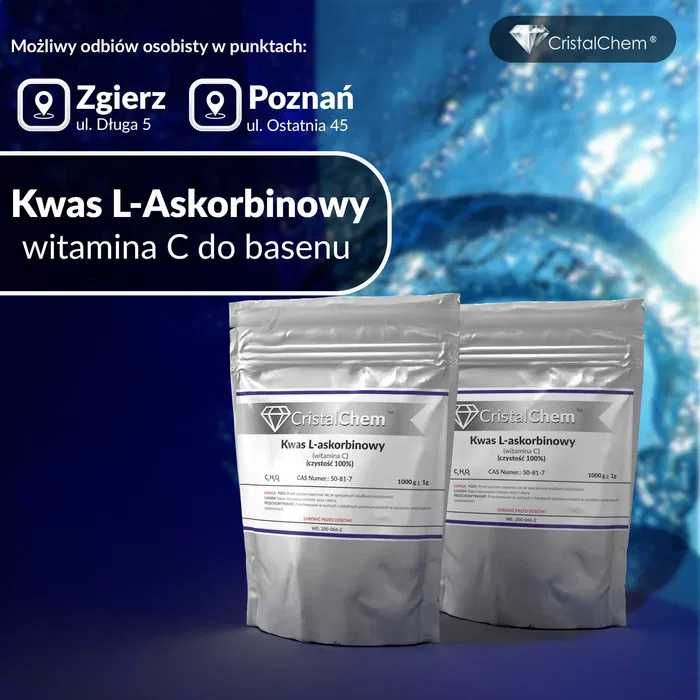 Wit C do basenu / Kwas L-askorbinowy 2kg - czysta woda / nowa wysyłka