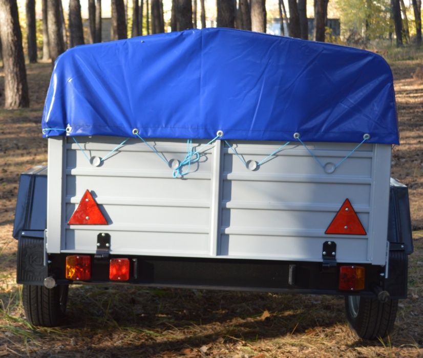 Одноосний Прицеп в наявності оцинкований борт 2200мм. Авто причеп