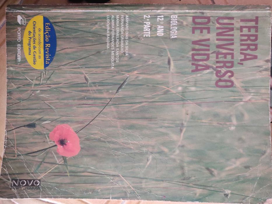 Livros escolares de diferentes anos de ensino e disciplinas