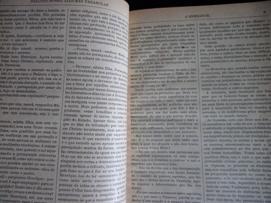 Livro de 1902 : 'Algumas Parábolas de Nosso Senhor Jesus Christo'