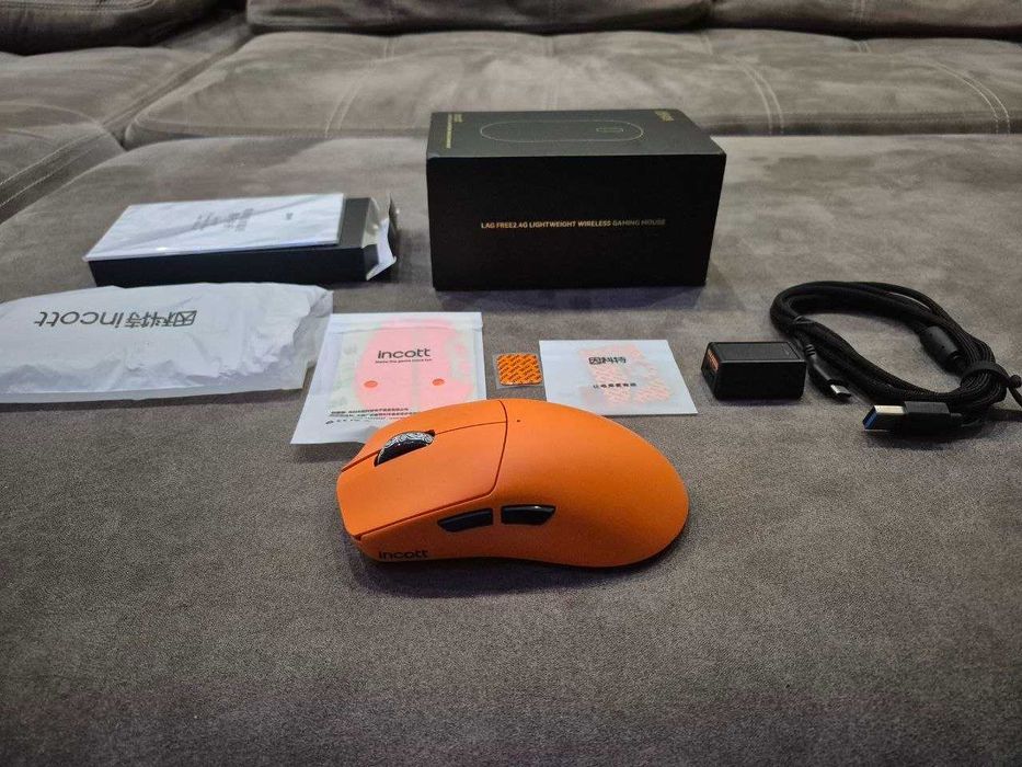 Incott 039 Pro Orange 8K (форма ширшої Logitech G Pro X Superlight 2)