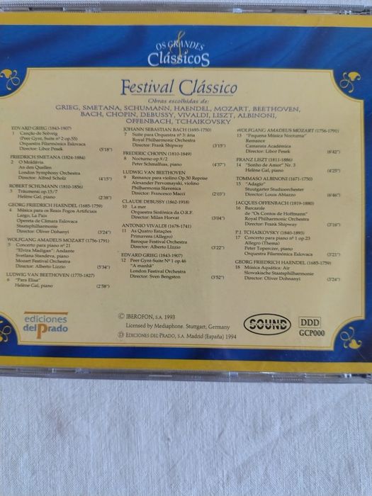 6 CD'S, Música classica