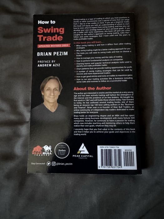 Książka “How To Swing Trade” - Brian Pezim