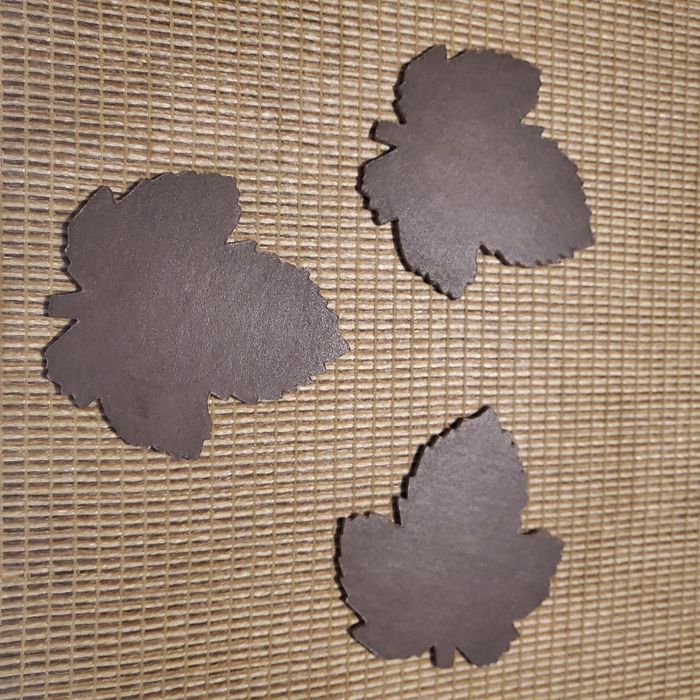 Dekoracje jesienne podkladki na stół liście hand made plus GRATIS