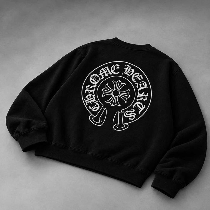 Світшот Хром Хартс / Chrome Hearts Horseshoe Sweatshirt / XS-2XL