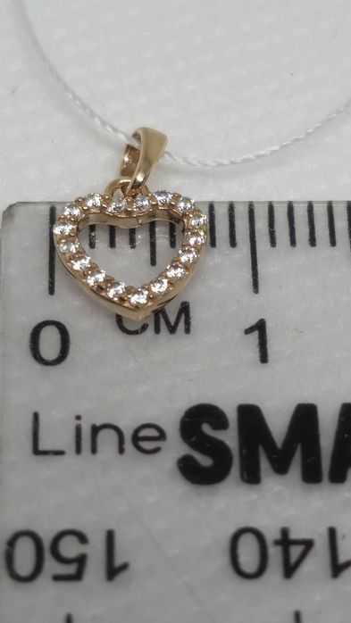 Підвіска "Серце" з червоного золота. Sovissimo.