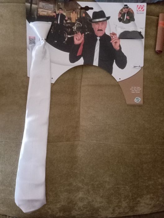 Kostium gangstera szary XL