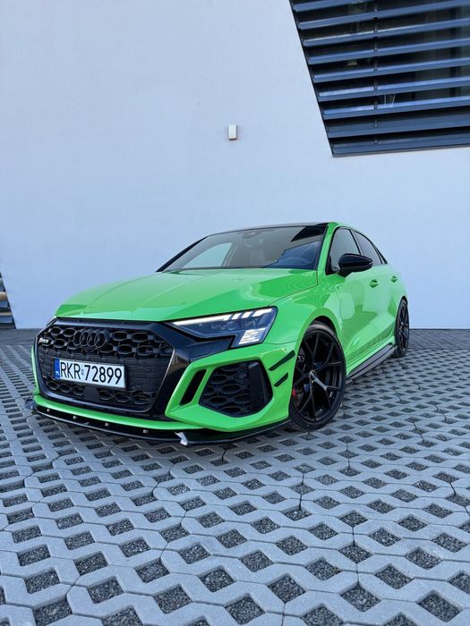 Audi RS3 Limousine FV 23%, polski salon, 100% bezwypadkowy, B&O, PANORAMA