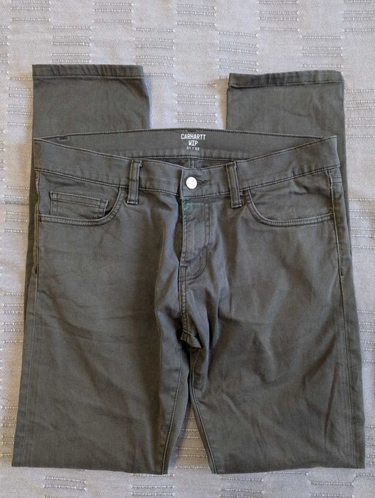 Джинсы Carhartt WIP Rebel Slim Fit. Серые. р31