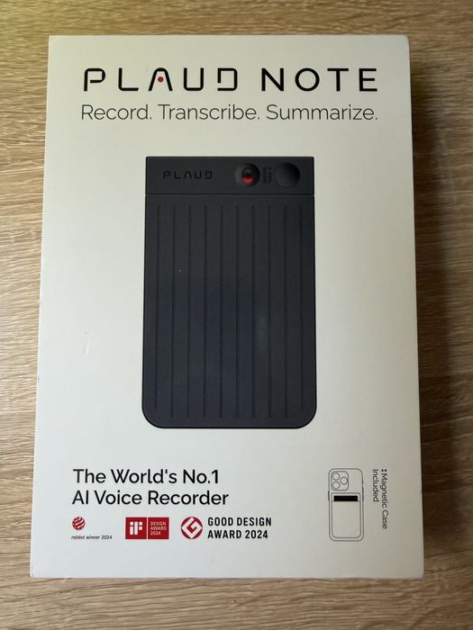 Dyktafon AI PLAUD Note - JAK NOWY