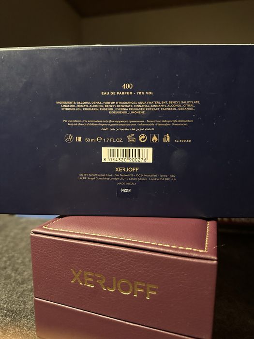 Perfume Xerjoff jtc 400 50ml