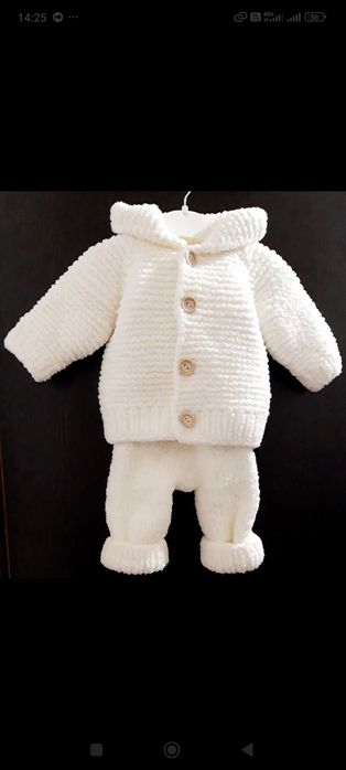 Плюшевий комбінезон, комплект для новонароджених,на виписку
