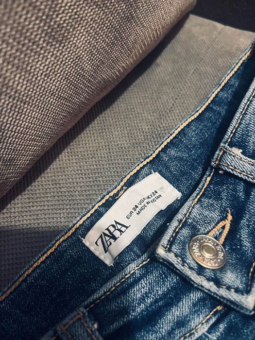 Zara rurki jeansy piękne spodnie 34 xs