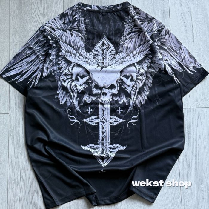 НОВА футболка AFFLICTION sk8 y2k affliction type  mma