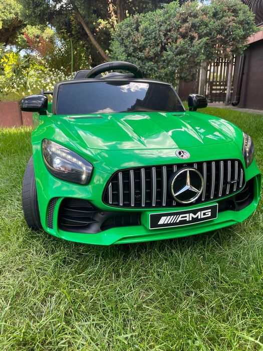 Samochód na akumulator Mercedes GTR Miękkie koła EVA SKÓRA Pilot Auto