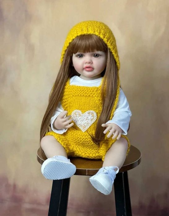 8)Кукла Реборн очаровательная Принцесса  55сМ. Премиум класса