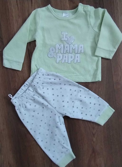 Komplet niemowlęcy dla chłopca dziewczynki rozmiar 68 ze sklepu C&A