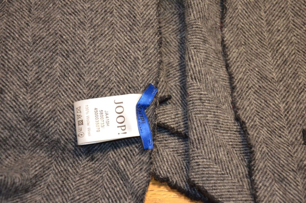 szal/szalik Joop! 100% wool szarości
