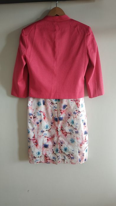 sukienka wizytowa z żakietem M