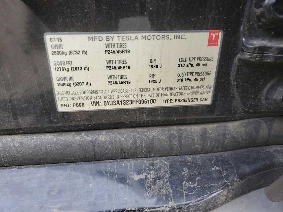 2015 Tesla Model  S 70D