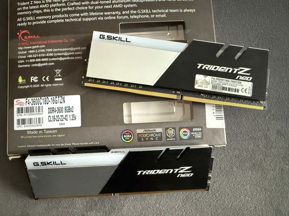 ddr4 2x8 gskill trident z - купить комплектующие для ПК - Цена на