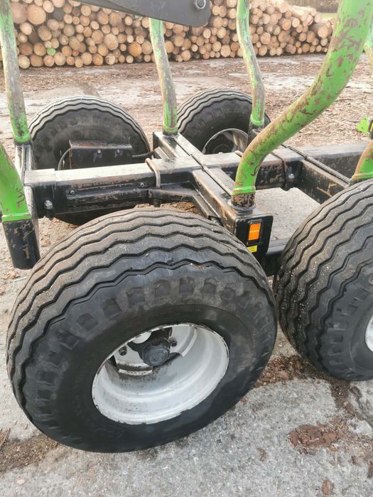 Przyczepa leśna Fao-Far 942 + Nokka 4472 SP