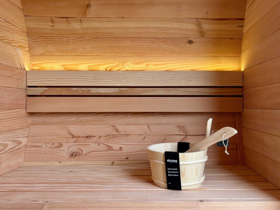 Sauna ogrodowa beczka drewniana sauna rozmiar XL 1