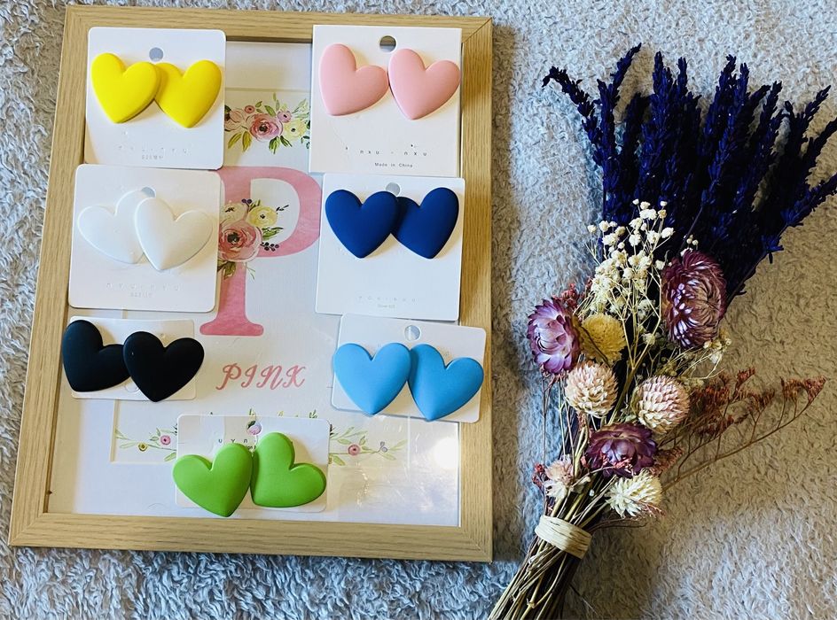 Brincos coração novos a estrear