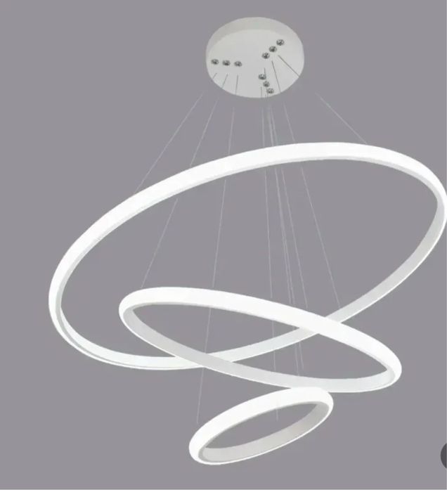 Підвісна люстра кільця з димером