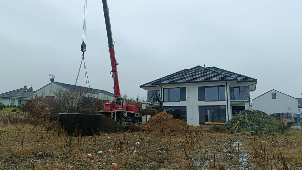 Usługi Mecalac 714 Wykopy  Humusowanie Rozładunki