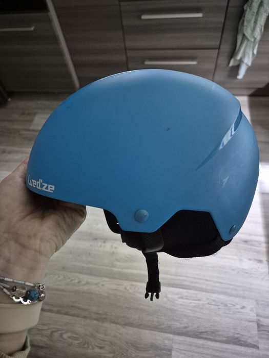 Kask narciarski Blue Wedze Decathlon H 100 Jr 48-52