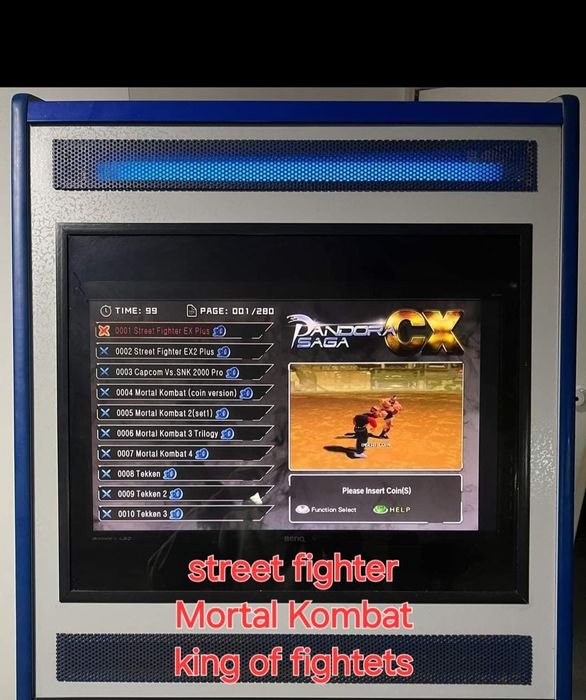 Maquina Arcade Multijogos 2800 jogos
