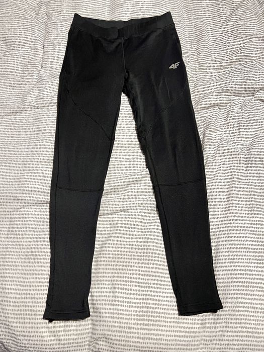 Legginsy męskie treningowe termoaktywne 4F z kieszonką