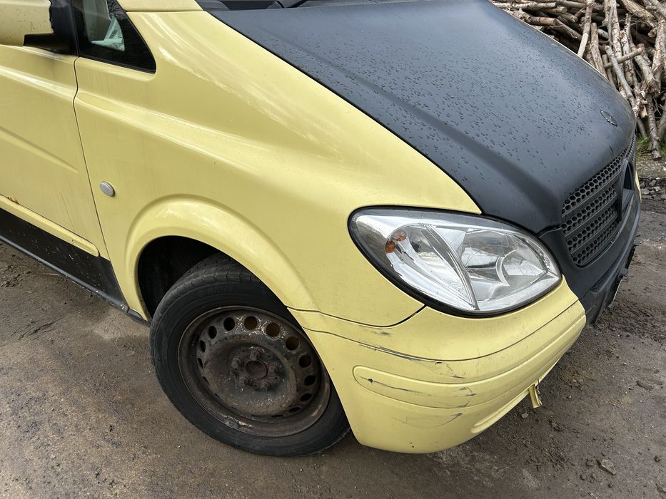 mercedes VITO 639 VIANO kompletny przod
