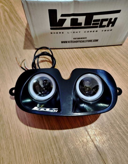 Ótica Frontal LED Gilera Stalker (VLTech) c/ Angel Eye