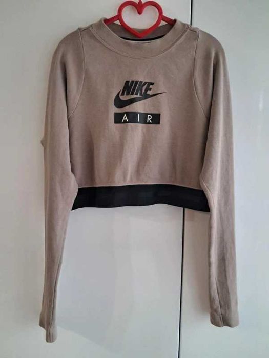 Nowość 2026:) beżowy krótki top Nike roz M