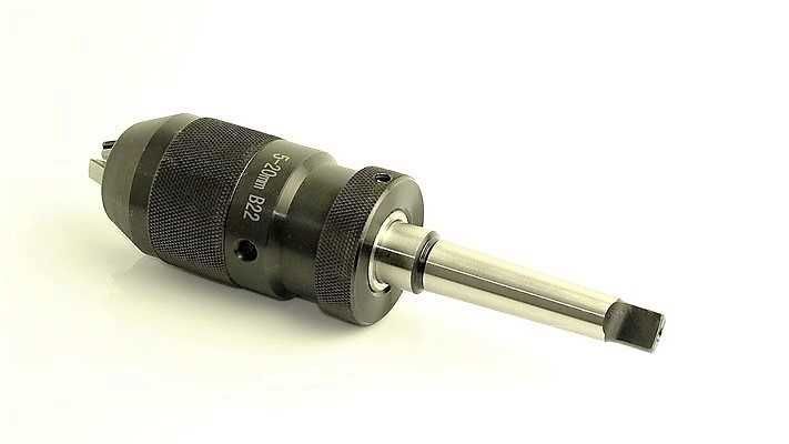 Uchwyt wiertarski samozaciskowy B22 5-20mm + trzpień MK1