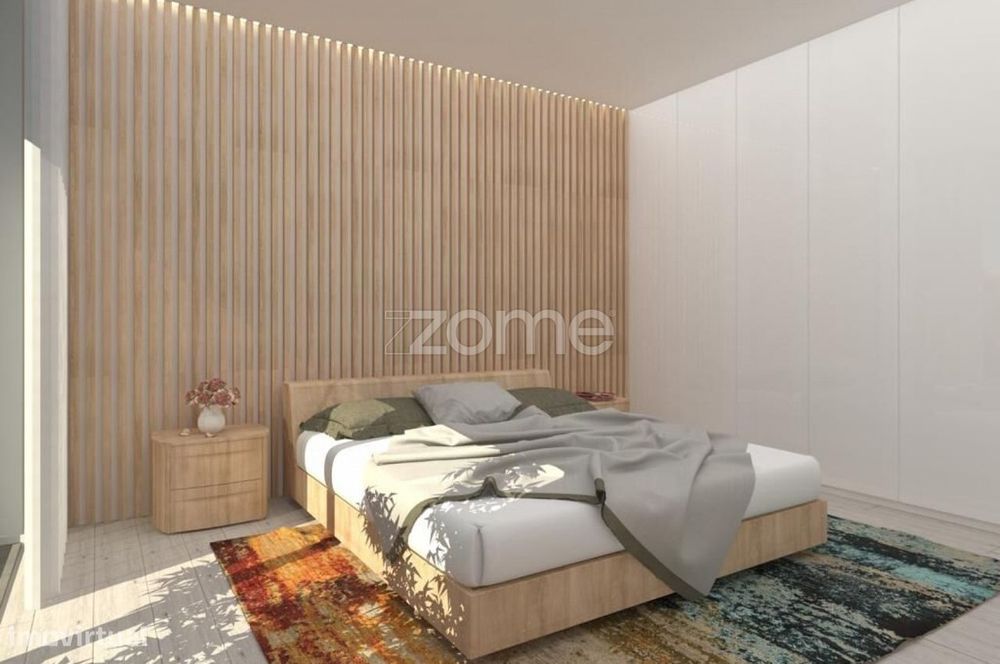 Apartamento T2 com garagem e terraço em S. Vitor